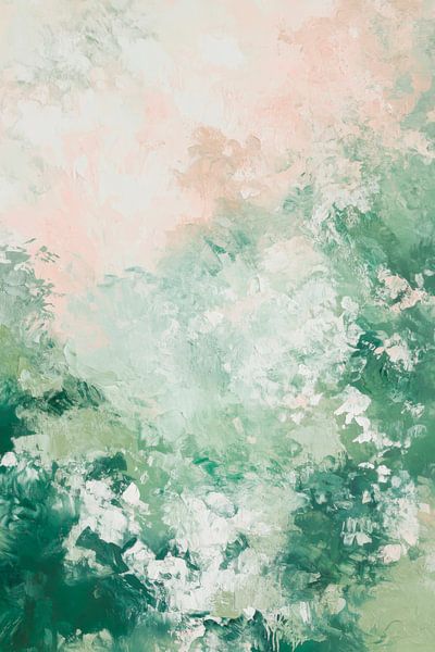 Green abstraction by Poster Art Shop