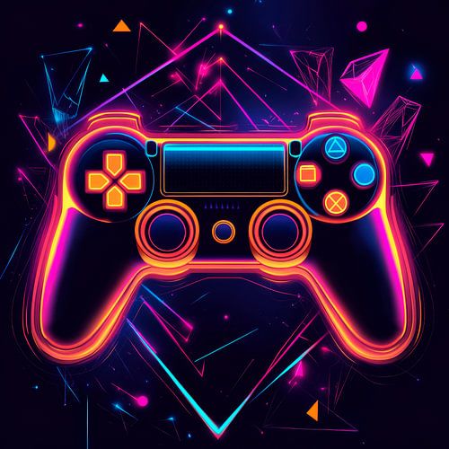 Neon spelbesturing en geometrie