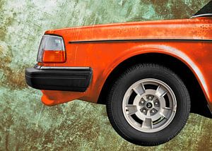 Volvo 240 en orange patiné