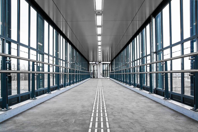 Couloir de la gare de Brandevoort, Helmond par Klaartje Majoor