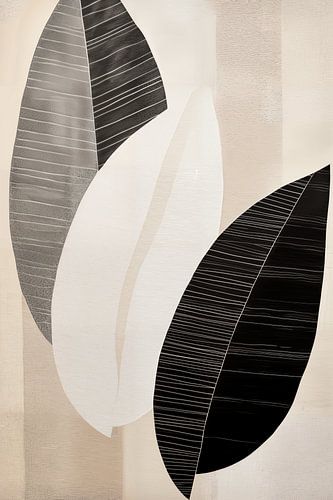 Œuvre d'art minimaliste abstraite