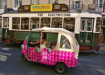 Tram et tuktuk sur insideportugal