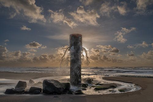 Wasserableitung in Ter heijde