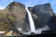 Háifoss Wasserfall im isländischen Hochland von Karsten Volkmer Miniaturansicht