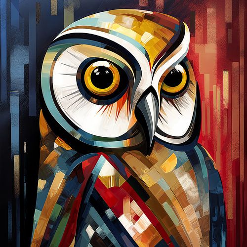 Eule Abstrakt