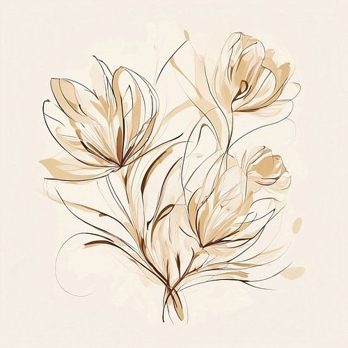 Abstracte bloemenpracht no 2