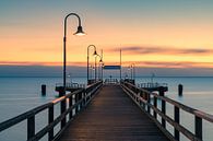 Sonnenaufgang in Göhren auf der Insel Rügen, Deutschland von Henk Meijer Photography Miniaturansicht