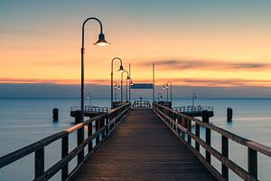 Sonnenaufgang in Göhren auf der Insel Rügen, Deutschland