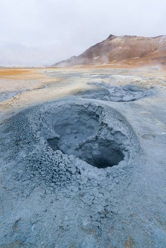 Modderputten op Hverir, IJsland
