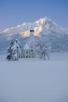 Winterochtend in de Allgäu van Achim Thomae