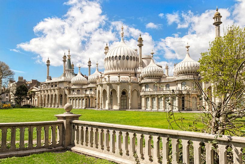 Royal Pavilion, Brighton, East Sussex, Engeland, Groot-Brittannië van Mieneke Andeweg-van Rijn