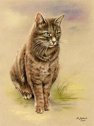  Hand Painted Cats Portret