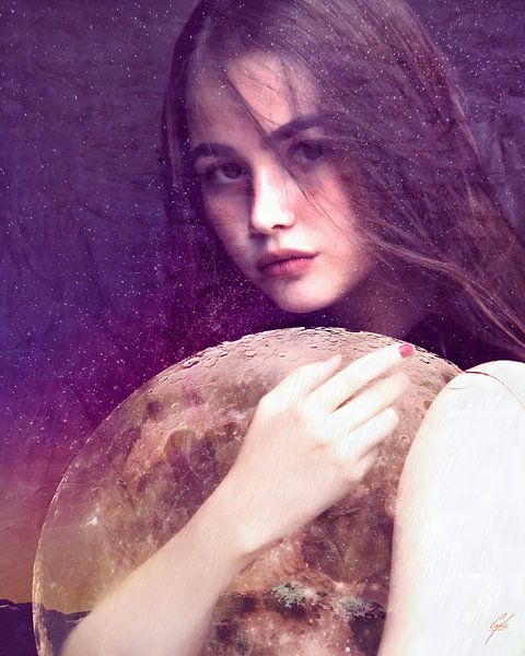 THE MOON GIRL (2022) by Simone Morana Cyla