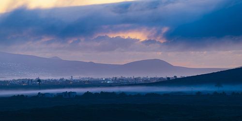 Parque Natural de Los Volcanes bij nacht