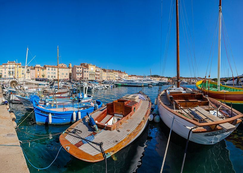 Old fishing port, Saint Tropez, Var, France by Rene van der Meer