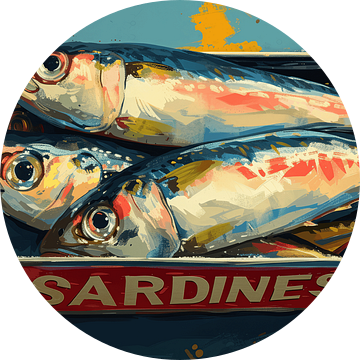 Kleurrijke sardientjes in blik van Studio Allee