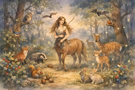 Weiblicher Zentaur von Linda de Klein