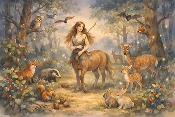 Female Centaur by Linda de Klein