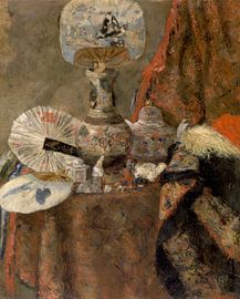 James Ensor. Stilleven met waaiers