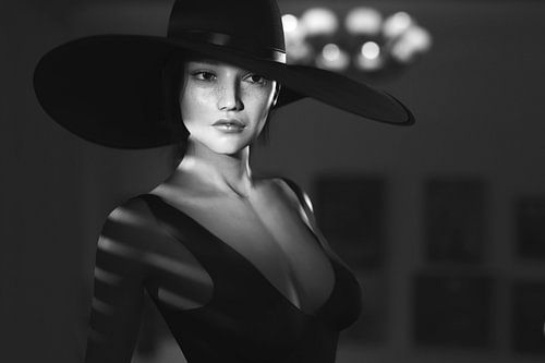 Film Noir portrait