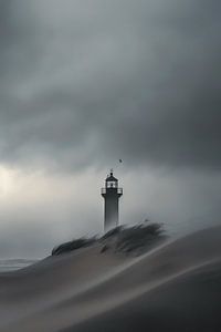 Reflections of Coastal Landscape - Leuchtturm-Pracht am Meer