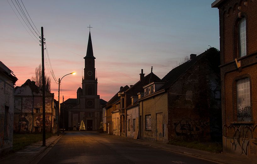 Doel at night by Maarten de Waard