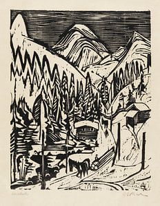 Winter im Sertigstraße, ERNST LUDWIG KIRCHNER, 1924