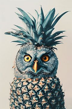 Ananas Eule von Poster Art Shop