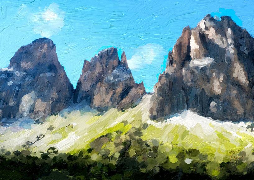Sassolungo van pvdigiart