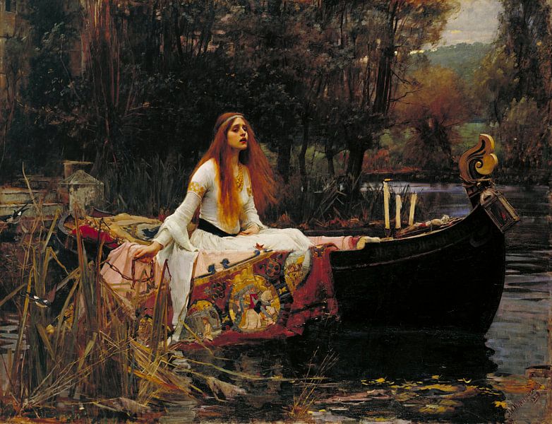 John William Waterhouse - The Lady of Shalott van 1000 Schilderijen
