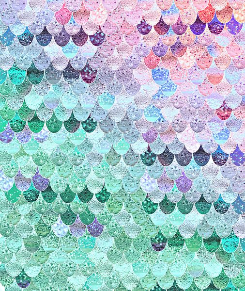 Summer Mermaid Candy Love by Monika Strigel