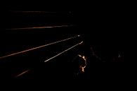 Nachtelijk silhouet luipaard van Lotje Hondius thumbnail