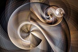 Coquille de nautile - Suite de Fibonacci sur Max Steinwald