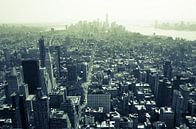 Luchtfoto van Manhattan, New York City van Hans Wijnveen thumbnail