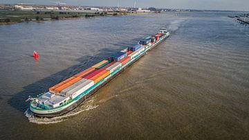 Motor freighter Statendam by Vincent van de Water