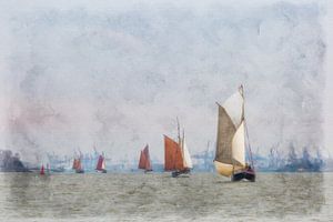 Hamburg - Défilé des bateaux traditionnels