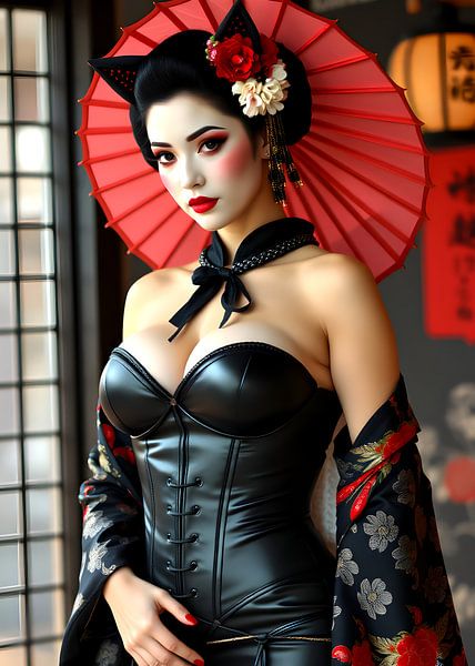 modern geisha by Egon Zitter