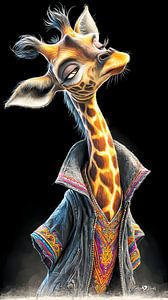 Giraffe Porträt