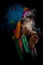 BAGHAN,MYANMAR, DECEMBER 12 2015 - Cheroot rokende oude vrouw in  Baghan. Wout Kok One2expose van Wout Kok thumbnail