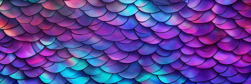 Hologrammes en argile fine autres types de motifs bleu violet par Surreal Media