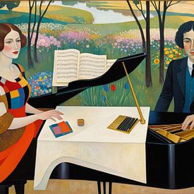 Piano romance III by Ad Peerdeman