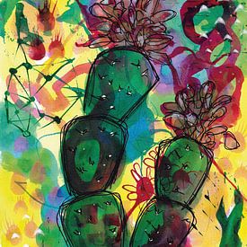 Cactus van Jolanda Janzen-Dekker