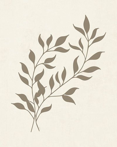 Licht-omber blaadjes 1