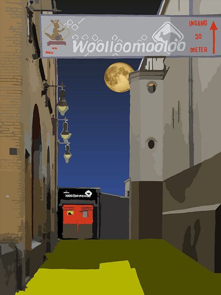 018. Nacht bij Woolloomooloo van Domstad Rudie