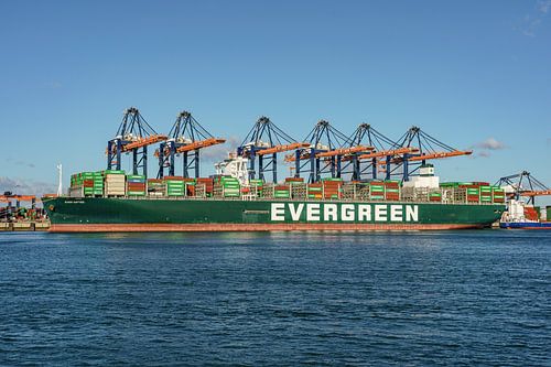 Containerschip Ever Gifted van Evergreen.