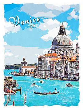 Venetië van Printed Artings