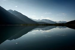 Bergen in ochtendzon