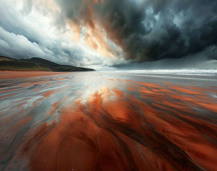 An der Küste von fernlichtsicht