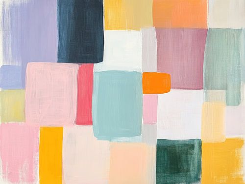 Abstrakte Pastellfarben | Pastellblöcke