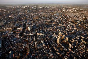 Utrecht vanuit de lucht van Mark Leeman